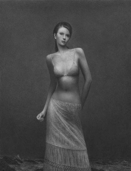 The Nightingale, gracious girl by Aron Wiesenfeld