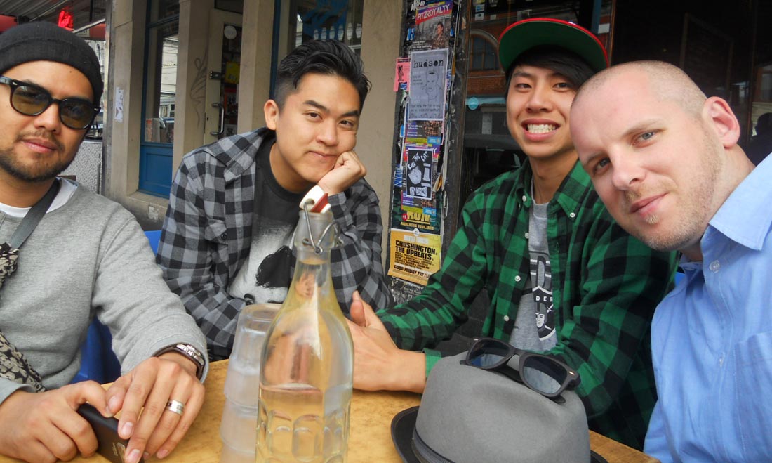 Frank Liew Bobby Hundreds, Vincent Tang Andrew Montell