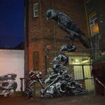 Urban painting by Roa